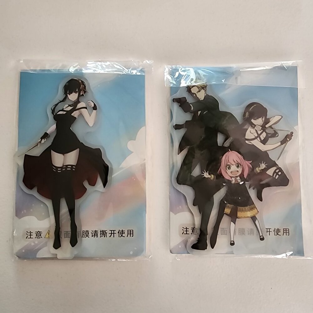 Fan Art Spy X Family Acrylic Stand Set of 2 Loid Yor Anya